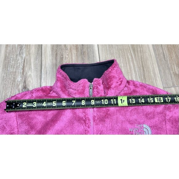 The North Face Full Zip Fuzzy Fleece Pink Jacket - Women Size Medium - Picture 15 of 16